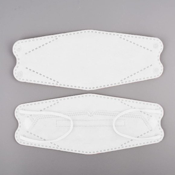 UNISEX KF94 Mask, 50PCS Face Masks, White Disposable Masks - Picture 3 of 6